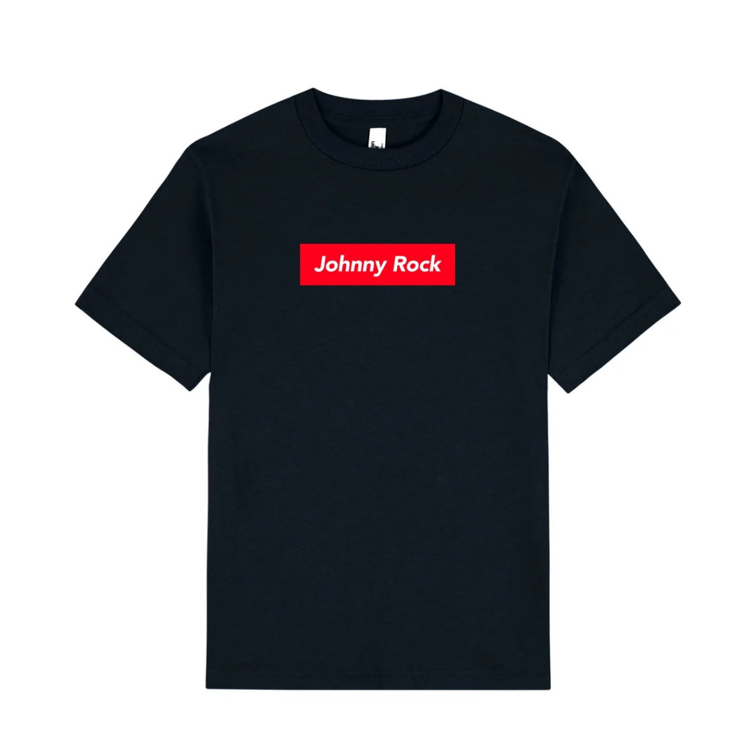 T-Shirt Johnny Rock - Noir Imprimé